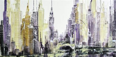 New York Skyline C01n01 Painting By Irina Rumyantseva Pixels