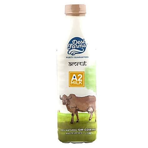 Buy Desi Farms Hinjewadi Cow Milk Desi Gir A Milk Online At Best