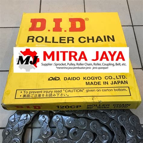 Jual RANTAI SINGLE RS 160 1 DID DAIDO JEPANG RANTE JAPAN DYD ROLLER