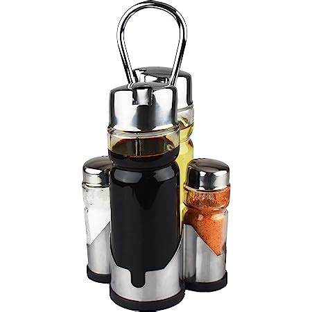 Amazon Salt And Pepper Shakers Oil And Vinegar Dispenser Set With