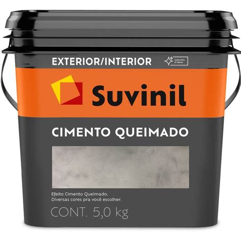 Cimento Queimado 5KG Suvinil Casa Costa Tintas