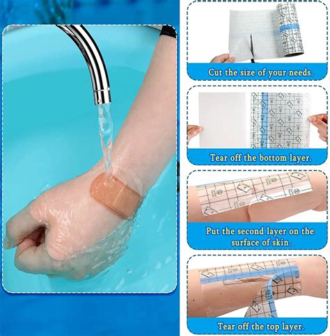 Ce Iso Approval Clear Waterproof Transparent Dressing Wound Cover