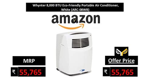 Whynter 8 000 Btu Eco Friendly Portable Air Conditioner White Arc