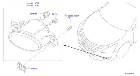 D Daytime Running Light Genuine Nissan Part