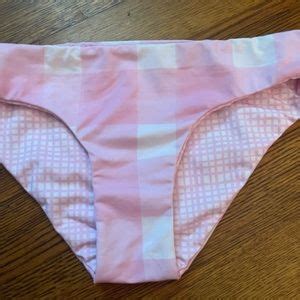 SOLID STRIPED Swim Solid And Tripped Bikini Bottom The Ellereversible Gingham Pink And Whi