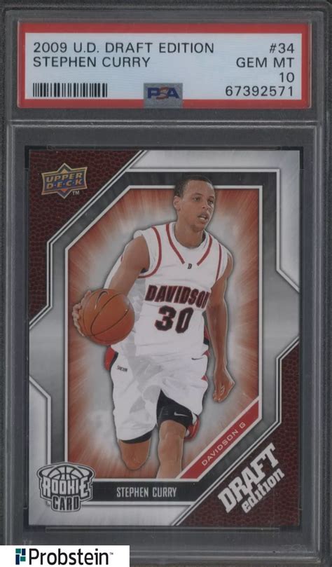 Stephen Curry 2009 Upper Deck Draft Edition 34 Base Price Guide