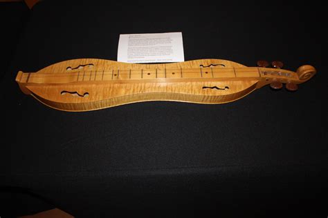 Lot Hand Carved Dulcimer By Warren May