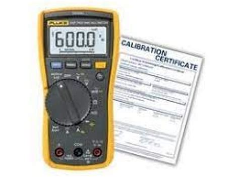 Fluke 117 Nist Multimeter With Non Contact Voltage For Electricians Includes Traceable Certificate