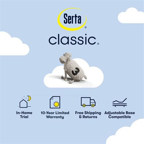 Serta Classic Mattress: Brecon Plush Pillow Top - KC Mattress City