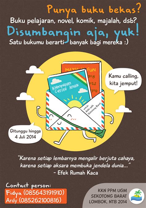 Poster Donasi Buku Coretan