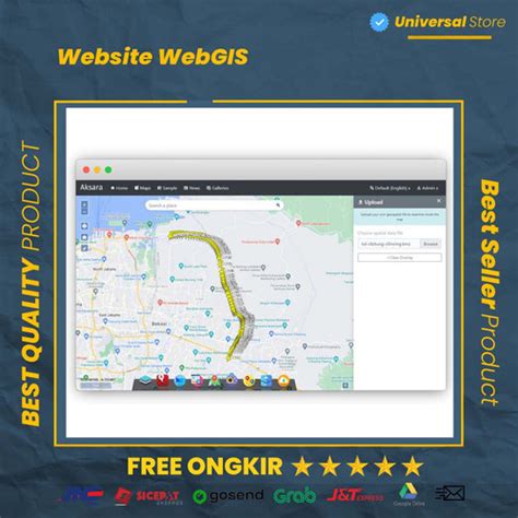 Jual Source Code Website Webgis Aplikasi Pemetaan Berbasis Aksara