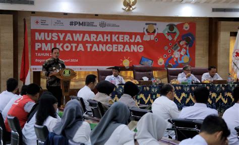 Pj Walkot Tangerang Minta Pmi Siaga Melayani Warga