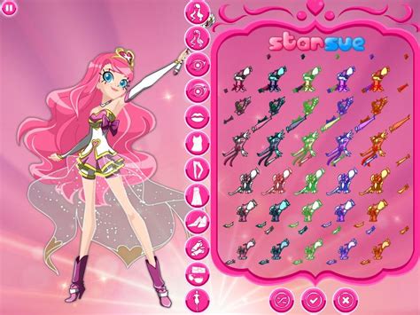 Lolirock X Pretty Cure Crossover Dress Up Game Starsue Free