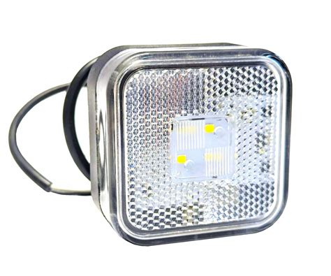 Lampa Obrysowa Z Odblaskiem Przednia Led Ld Przyczepa Naczepa