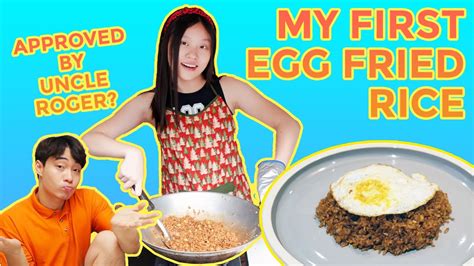 My First Egg Fried Rice Approved By Uncle Roger Youtube