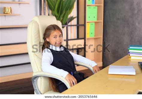 Child School Uniform Posing Classroom Young Stock Photo 2053765646 ...