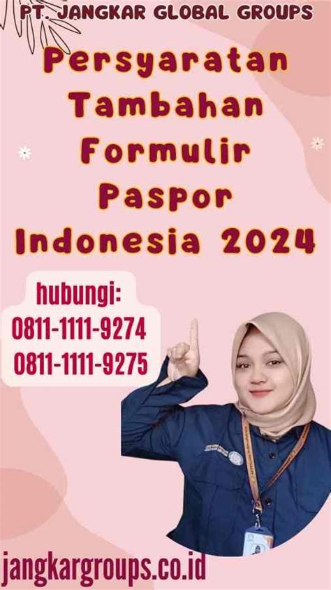 Formulir Paspor Indonesia 2024 Jangkar Global Groups