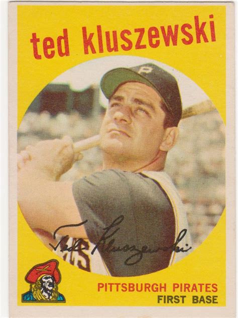 '59 topps: one f/g card at a time: #35 Ted Kluszewski