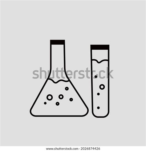 Chemical Flask Bottle Vector Set Stock Vector Royalty Free 2026874426