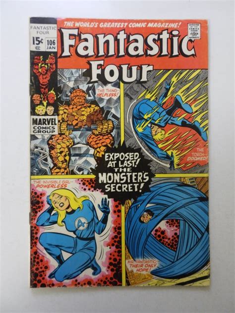 Fantastic Four Vg Fn Condition Comic Books Bronze Age