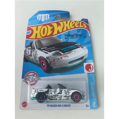 Hot Wheels 91 Mazda MX 5 Miata Hobbies Toys Toys Games On Carousell