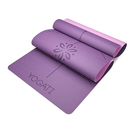 Tapis De Yoga Yogati Antid Rapant Tapis De Fitness Avec Rep Res D