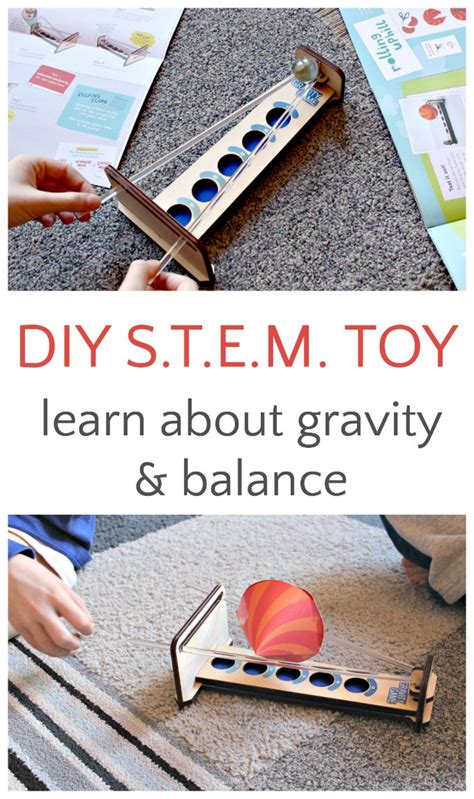 DIY S.T.E.M. Toy: Learning about Gravity and Balance