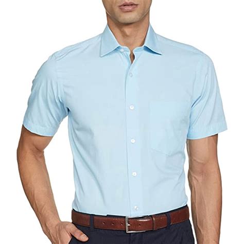 Chemise Pour Homme En Lin Demi Manche