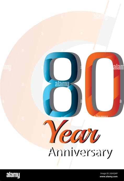 Logo anniversaire 80 ans Banque d images détourées Alamy