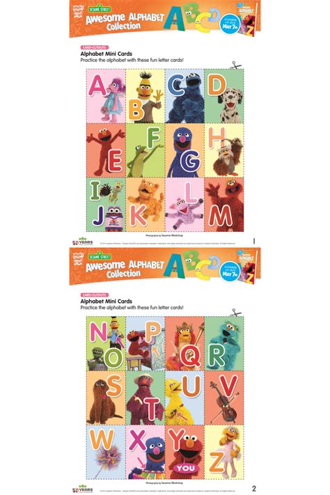 Sesame Street Printable Alphabet Letters Printable Free Templates