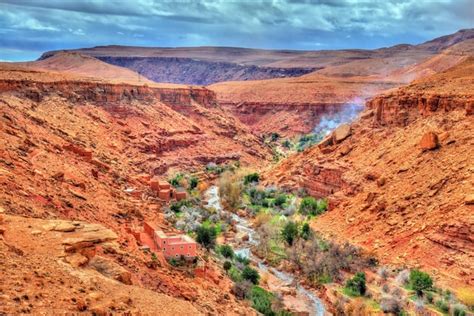 Premium Photo Landscape Of The Asif Ounila Valley The Road Of The