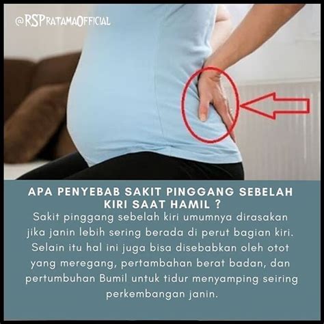 Penyebab Sakit Pinggang Sebelah Kiri Pada Ibu Hamil James Avery