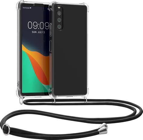 kwmobile Necklace Case kompatibel mit Sony Xperia 10 IV Hülle Silikon