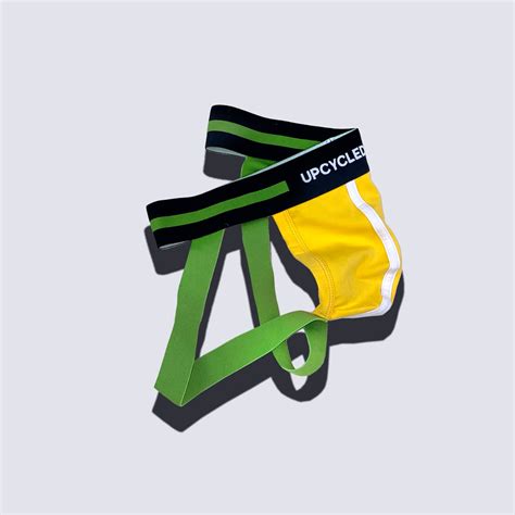 Upcycled Yellow Green Jockstrap Next Gay Thing