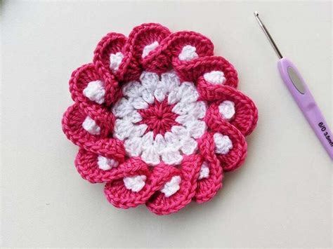 5 Free Adorable Crochet Flower Coaster Patterns Clairea Belle Makes