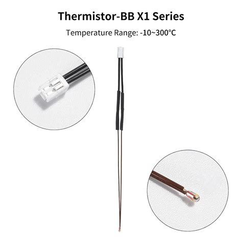 Ceramic Cartridge Heater V W Ntc K Thermistor For Bambu