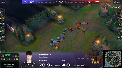 [t1 Vs Kt] 페이커 카시 승률 ㄷㄷㄷㄷ 롤 리그 오브 레전드 에펨코리아