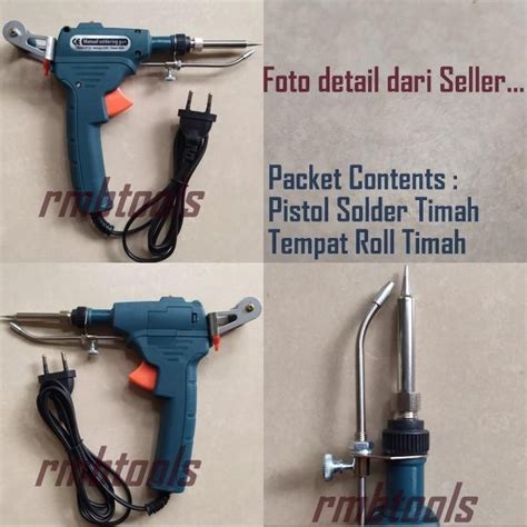 Jual SOLDER LISTRIK TIMAH OTOMATIS 60W PISTOL TEMBAK SOLDERING TIMAH