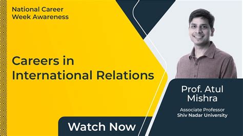 Careers In International Relations Youtube