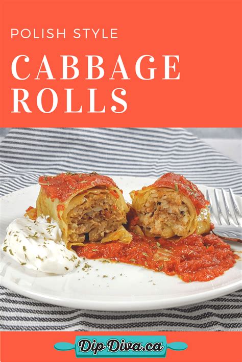 Polish Style Cabbage Rolls - The Dip Diva Dishes