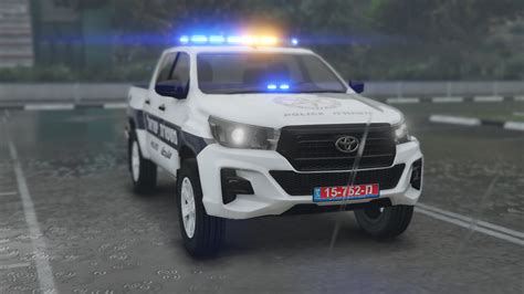 Israel 2019 Toyota Hilux Skin GTA5 Mods