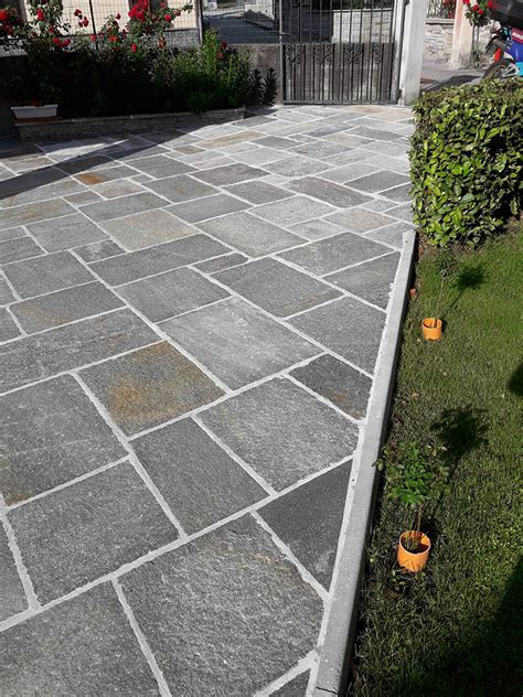 Pavimenti Per Esterni In Pietra Porfidi Mosaici Per Giardini Vialetti