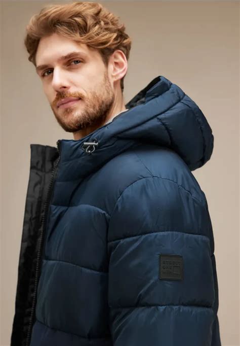 STREET ONE Veste matelassée dans un mélange de matières pour hommes en