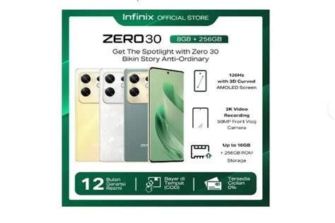 Infinix Zero 30 4g Inilah Spesifikasi Dan Harganya Ponsel Canggih