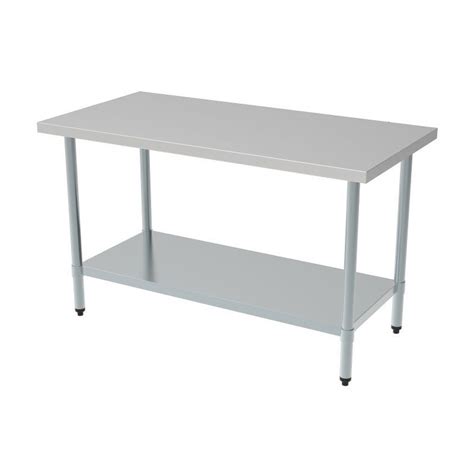 Table Inox Avec Tag Re Dimensions L X P Mm Combisteel