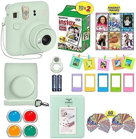 Amazon Fujifilm Instax Mini 12 Instant Camera Mint Green Fuji