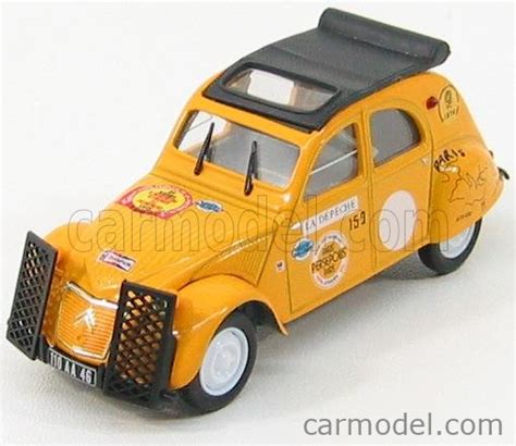 NOREV 408097S Scale 1 43 CITROEN 2CV AZ N 159 RAID RALLY 13500Km