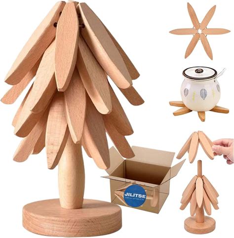 Tree Coasters Wooden Trivets For Hot Dishes Trivets For Hot Pots And Pans Wooden Trivet
