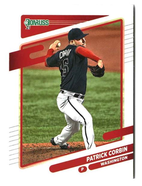 Donruss Patrick Corbin Washington Nationals Ebay