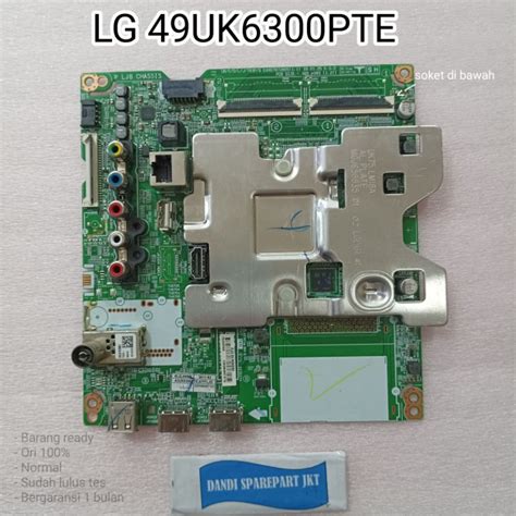 Jual Mb Mainboard Lg Uk Pt E Soket Di Bawah Mainboard Tv Lg